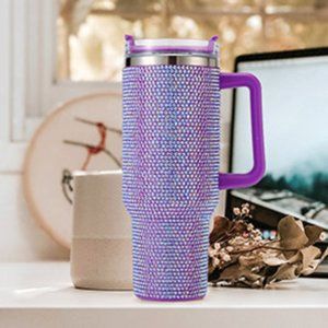 Bling Studded 40oz Stainless Steel Tumbler